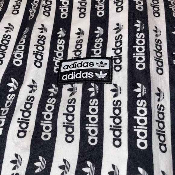 Woman’s Small Adidas Leggings Black/White - Picture 2 of 4